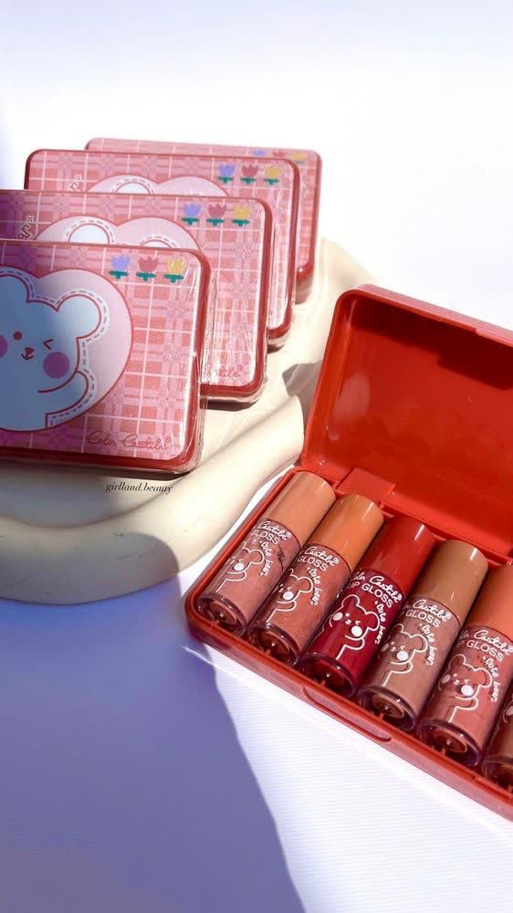 پک رژلب شش تایی خرسی کالرکاستل