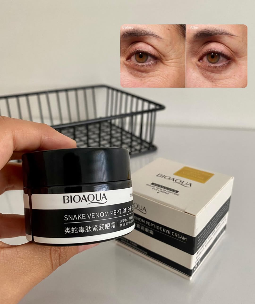 کرم دور چشم سم مار بیواکوا