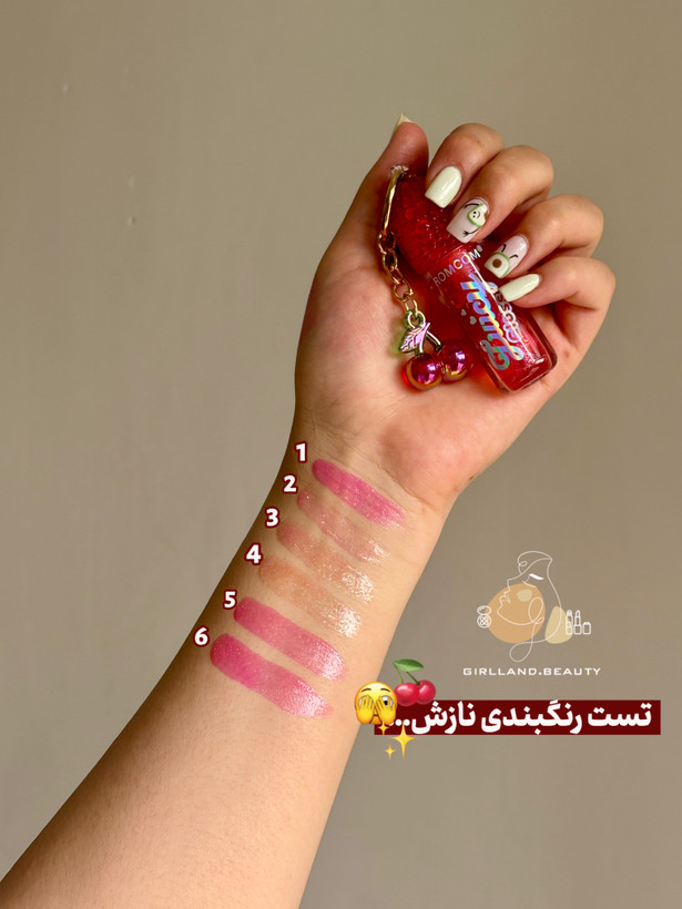 لیپگلاس(شاین لب) تینتی گیلاسی شاین دار